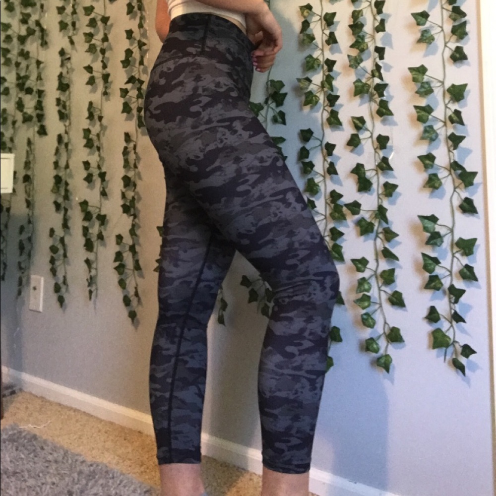 high waisted camo leggings